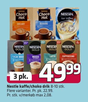 Fleggaard Nestle kaffe/choko drik tilbud