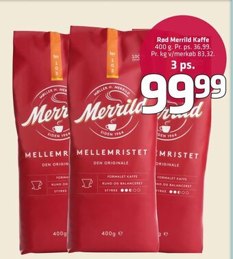 Fleggaard Rød merrild kaffe tilbud