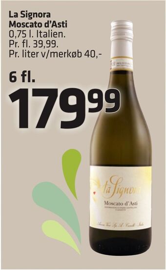 Fleggaard La signora moscato d'asti tilbud