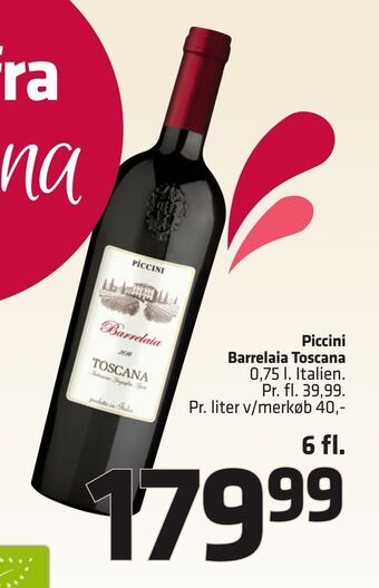Fleggaard Piccini barrelaia toscana tilbud