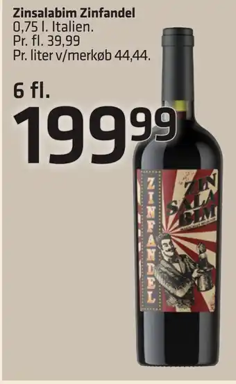 Fleggaard Zinsalabim zinfandel tilbud
