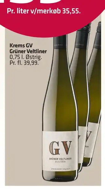 Fleggaard Krems gv grüner veltliner tilbud