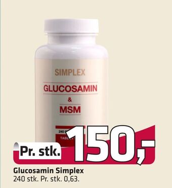 Fleggaard Glucosamin simplex tilbud