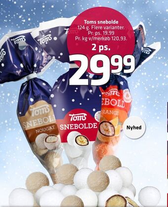 Fleggaard Toms snebolde tilbud