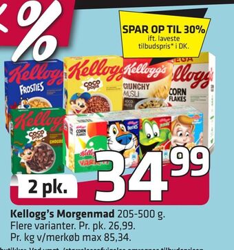 Fleggaard Kellogg's morgenmad tilbud
