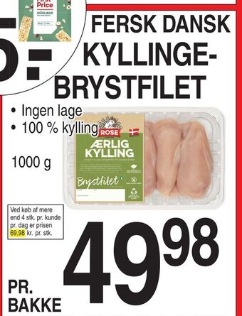 ABC Lavpris Kyllingebrystfilet tilbud