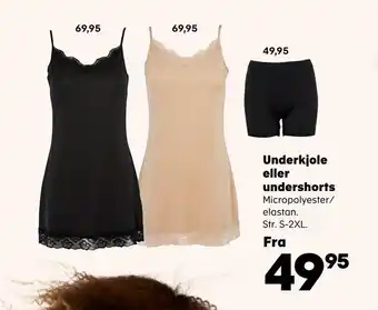 Kvickly Underkjole eller undershorts tilbud