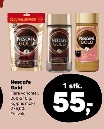 Kvickly Nescafe gold tilbud