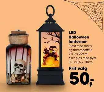 Kvickly Led halloween lanterner tilbud