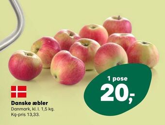 Kvickly Danske æbler tilbud