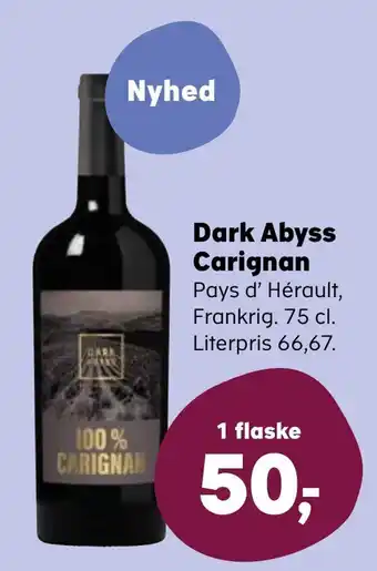 Kvickly Dark abyss carignan tilbud