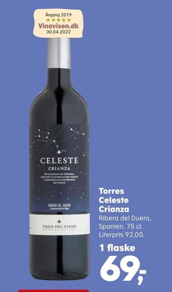 Kvickly Torres celeste crianza tilbud