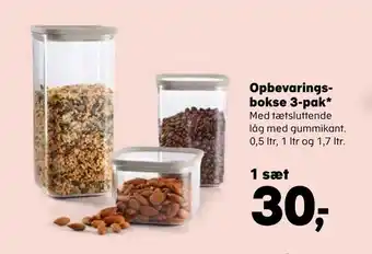 Opbevarings bokse 3-pak