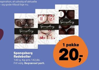 Kvickly Spangsberg flødeboller tilbud