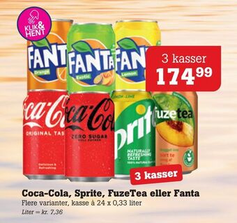 Poetzsch Padborg Coca-cola, sprite, fuzetea eller fanta tilbud
