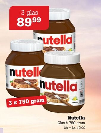 Poetzsch Padborg Nutella tilbud