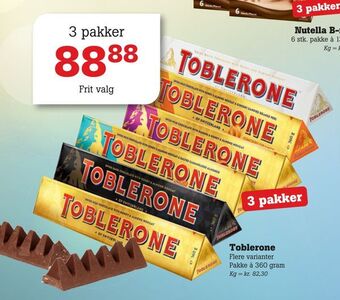 Poetzsch Padborg Toblerone tilbud