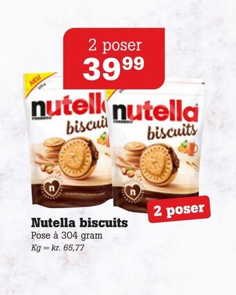 Poetzsch Padborg Nutella biscuits tilbud