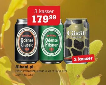Poetzsch Padborg Albani øl tilbud