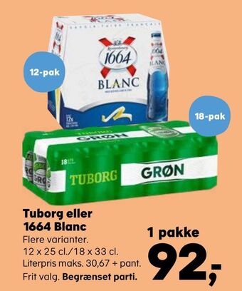 Tuborg eller 1664 blanc