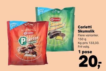 SuperBrugsen Carletti skumslik tilbud