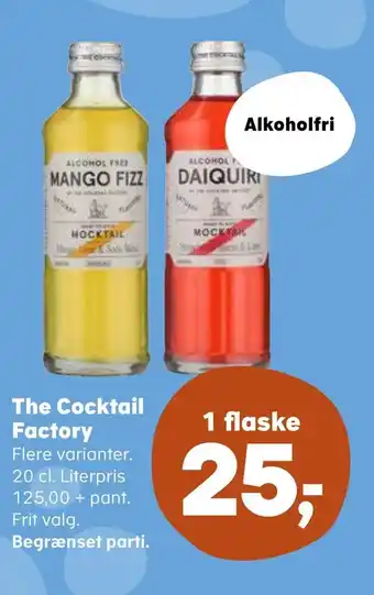 SuperBrugsen The cocktail factory tilbud
