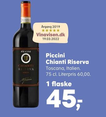 SuperBrugsen Piccini chianti riserva tilbud