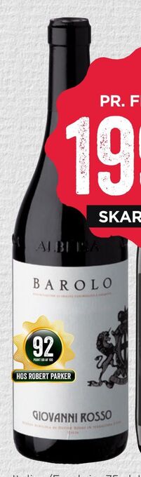 MENY Giovanni rosso barolo serralunga tilbud