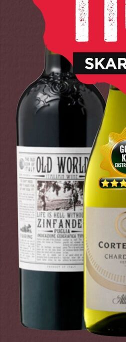MENY Old world zinfandel tilbud