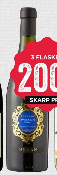 MENY Nugan estate alfredo dried grape shiraz tilbud
