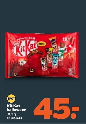 Netto Kit kat halloween tilbud