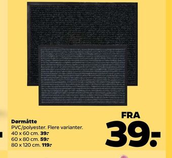 Netto Dørmåtte tilbud