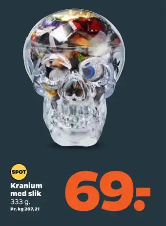 Netto Kranium med slik tilbud