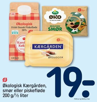 REMA 1000 Økologisk kærgården, smør eller piskefløde tilbud