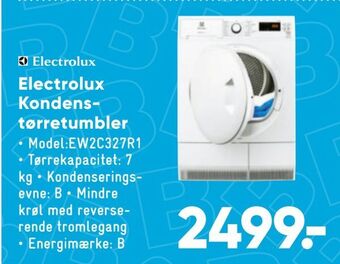 Bilka Electrolux kondenstørretumbler tilbud
