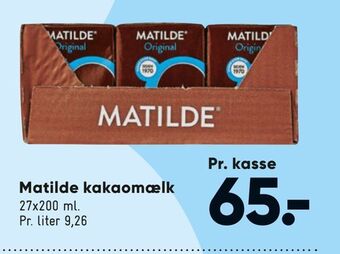Bilka Matilde kakaomælk tilbud
