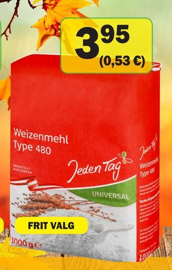 Købmandsgården Jeden tag - mel tilbud
