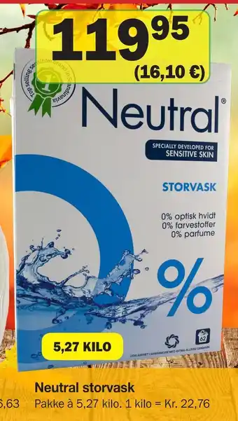 Købmandsgården Neutral storvask tilbud