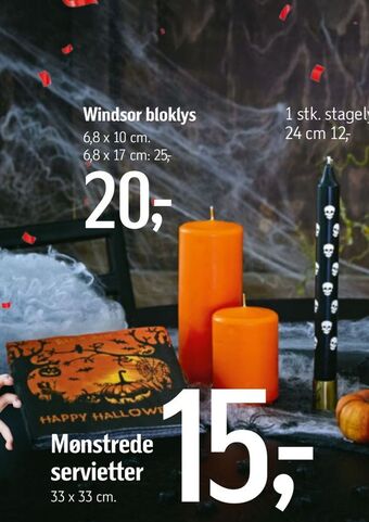 Føtex Windsor bloklys tilbud