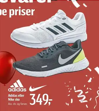 Føtex Adidas eller nike sko tilbud