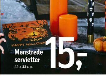 Føtex Mønstrede servietter tilbud