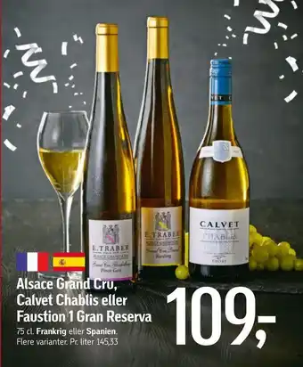Føtex Alsace grand cru, calvet chablis eller faustion 1 gran reserva tilbud