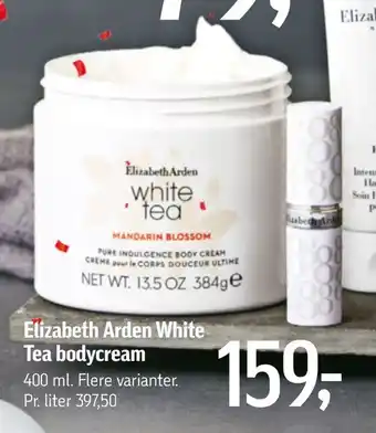 Føtex Elizabeth arden white tea bodycream tilbud