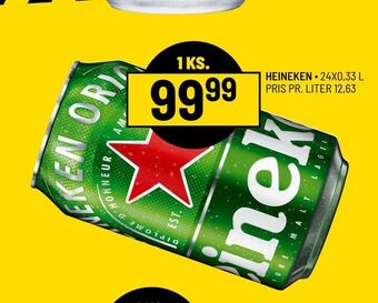 Priss Heineken tilbud