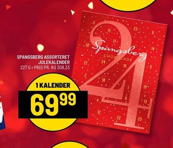 Priss Spangsberg assorteret julekalender tilbud
