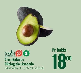 Min Købmand Grøn balance økologiske avocado tilbud