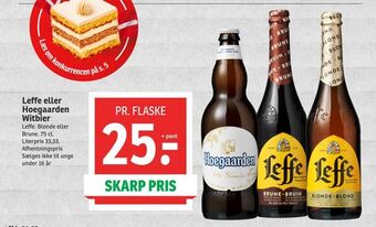 SPAR Leffe eller hoegaarden witbier tilbud