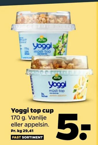 Yoggi top cup