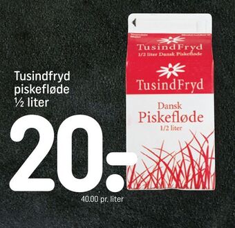 REMA 1000 Tusindfryd piskefløde ½ liter tilbud