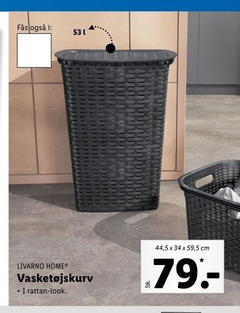 Lidl Vasketøjskurv tilbud